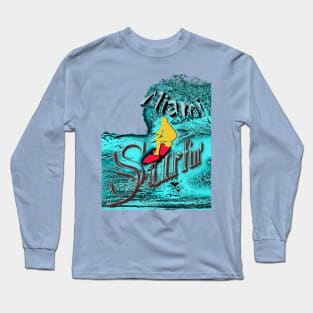 Surf Miami Surfer Wave Long Sleeve T-Shirt